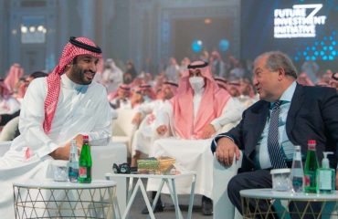 Armenian president hails ‘new page’ in ties with Saudi Arabia, thanks Arab world for providing refuge after genocide