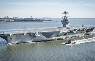 USS John F. Kennedy: The new US supercarrier is being prepared