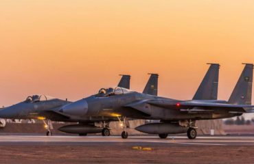 Arab coalition airstrikes hit ballistic missile and drone sites in Sanaa