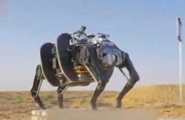 China: The world’s largest four-legged robot for transporting supplies (video)