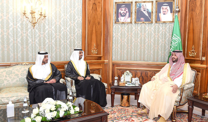 Saudi & Emirati ministers discuss ties